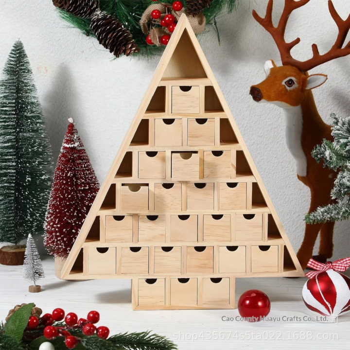 Wooden Holiday Decor Item 04